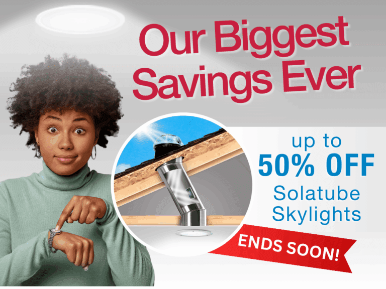 Carolina Skylights Announces Limited-Time Savings on Solatube Daylighting Systems